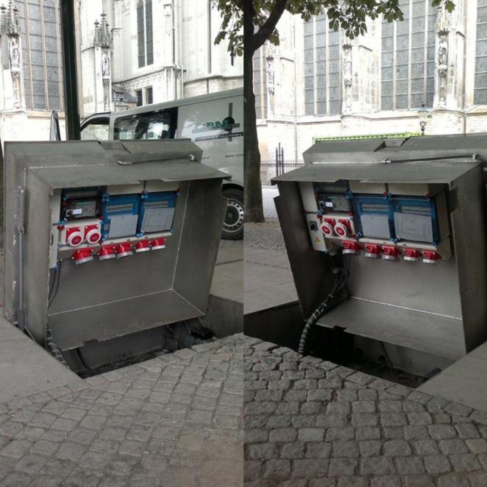 Elektraput hydraulische deksel